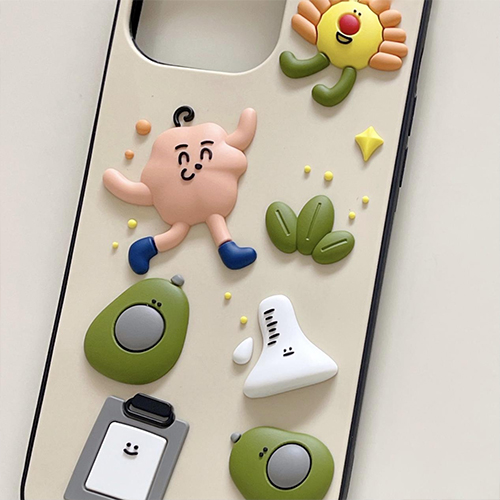 Dräidimensional Cartoon Handy Case